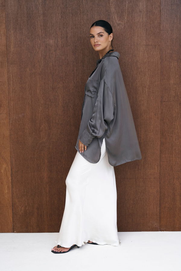 BAHHGOOSE Hue Button Up Top