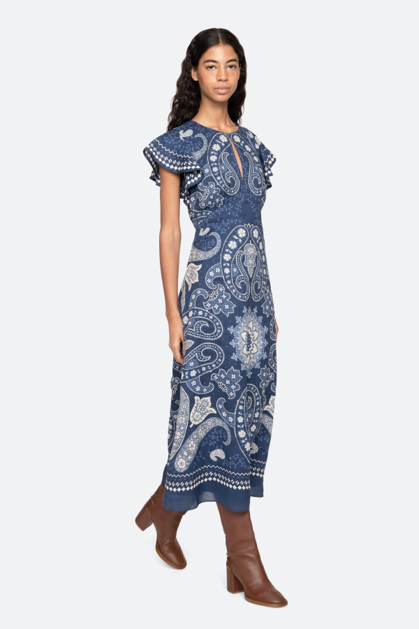 Sea NY Emelina Dress - Navy