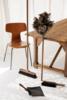 Be Home Andree Jardin "Heritage" Ash Wood Broom Handle - Thumbnail 4