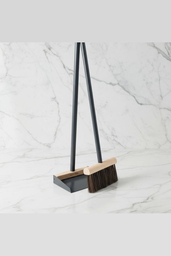Be Home Andree Jardin "Mr & Mrs Clynk" Large Complete Dustpan & Hand Brush