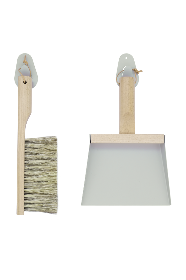 Be Home Andree Jardin "Mr & Mrs Clynk" Hand Brush, Dustpan and Wall Hooks Set