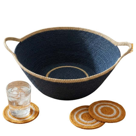 CristaSeya Handturned Vide Poche Ash Bowl - Solid Light Wood