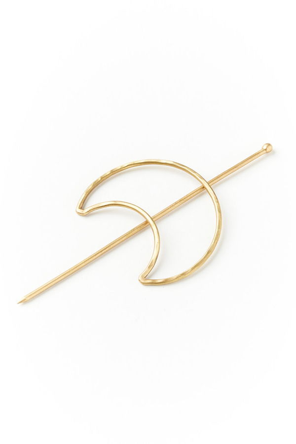 Matr Boomie Indukala Crescent Moon Hair Slide With Stick