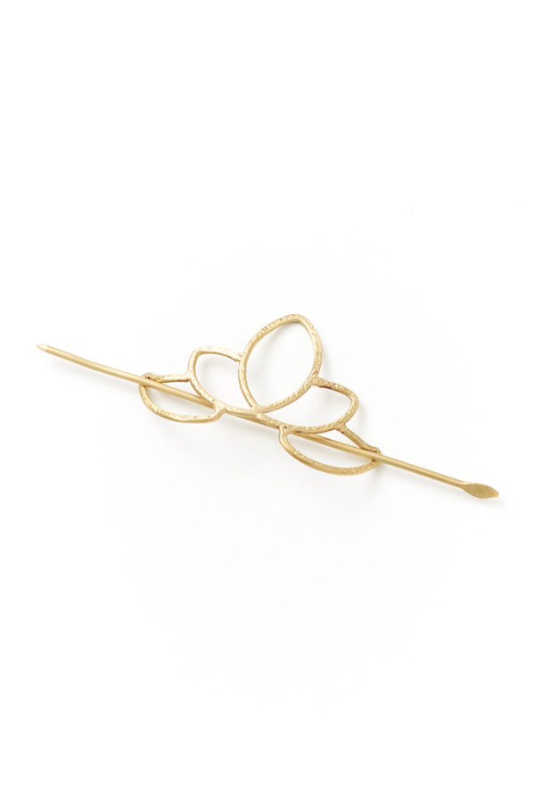Matr Boomie Kairavini Lotus Hair Slide With Stick