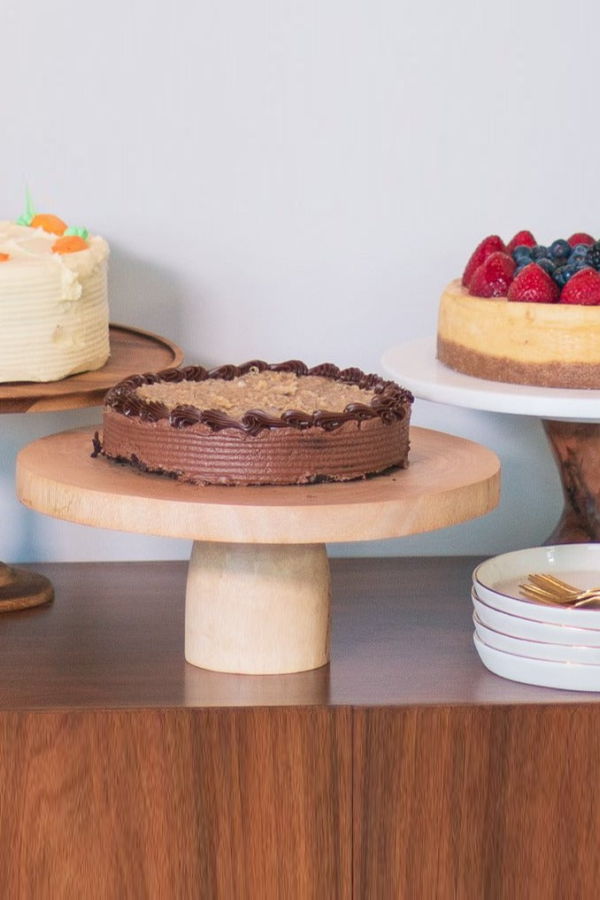Be Home Kiln Mango Wood Cake Stand