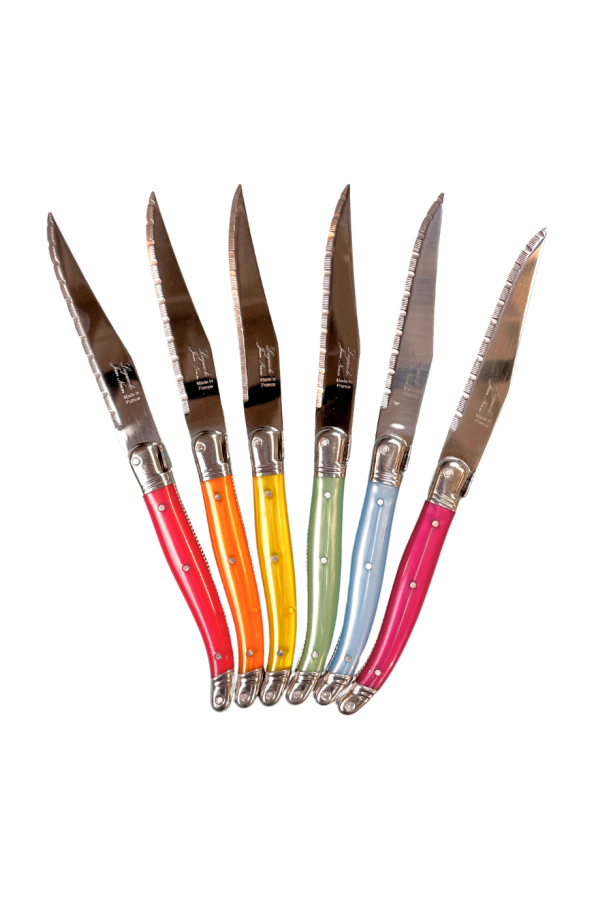 Be Home Laguiole 6 Piece Steak Knife Set in Wood Presentation Box