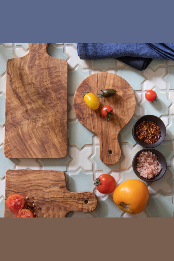 Be Home Mini Rectangular Olive Wood Board