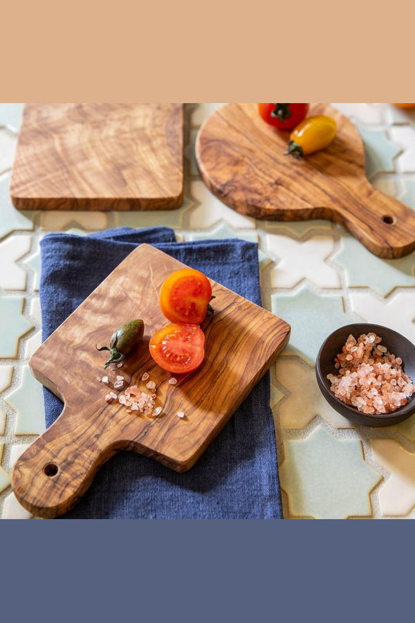 Be Home Mini Square Olive Wood Board