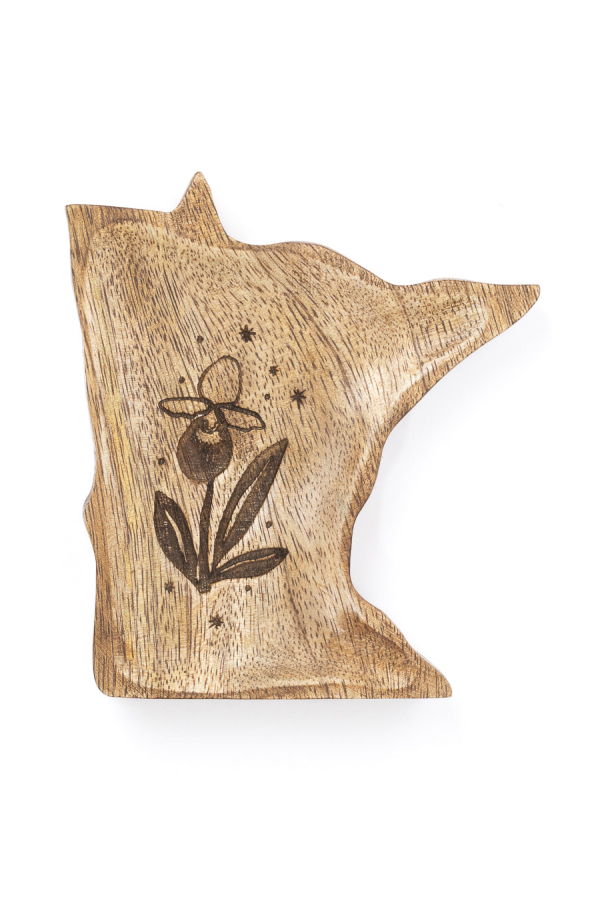 Matr Boomie Minnesota State Lady Slipper Trinket Dish