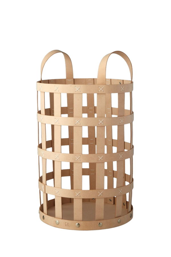Be Home Pali Recycled Leather Everything Basket