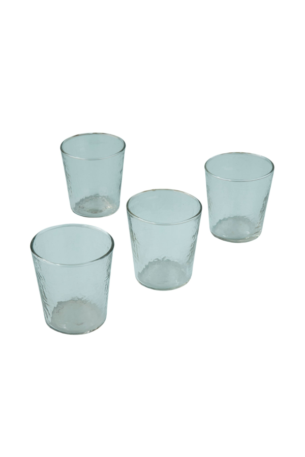 Be Home Pebble Glass Tumbler Short, Set of 4