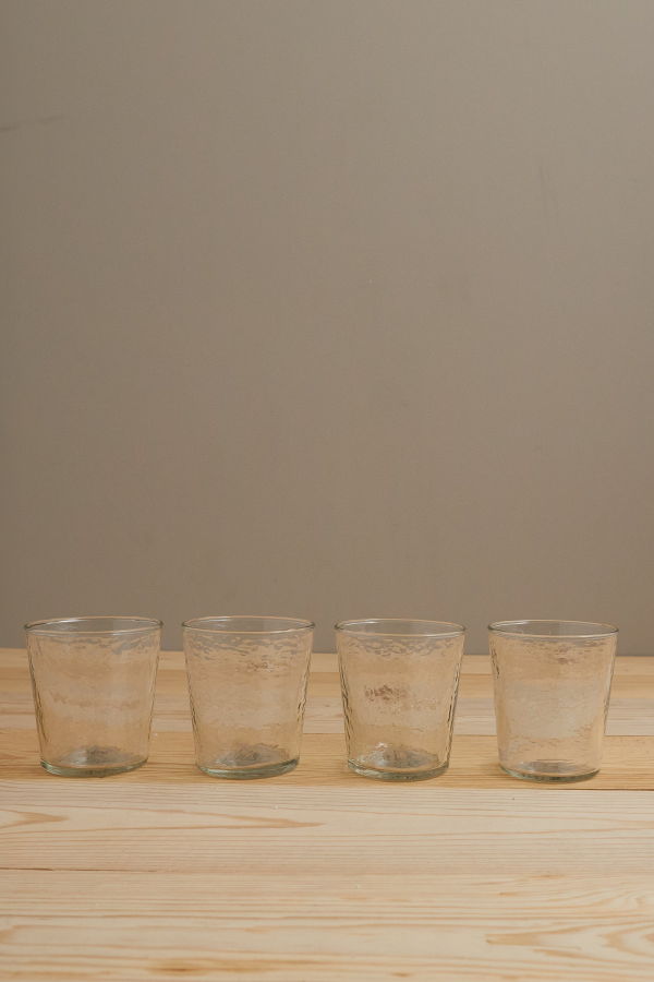 Be Home Pebble Glass Tumbler Short, Set of 4
