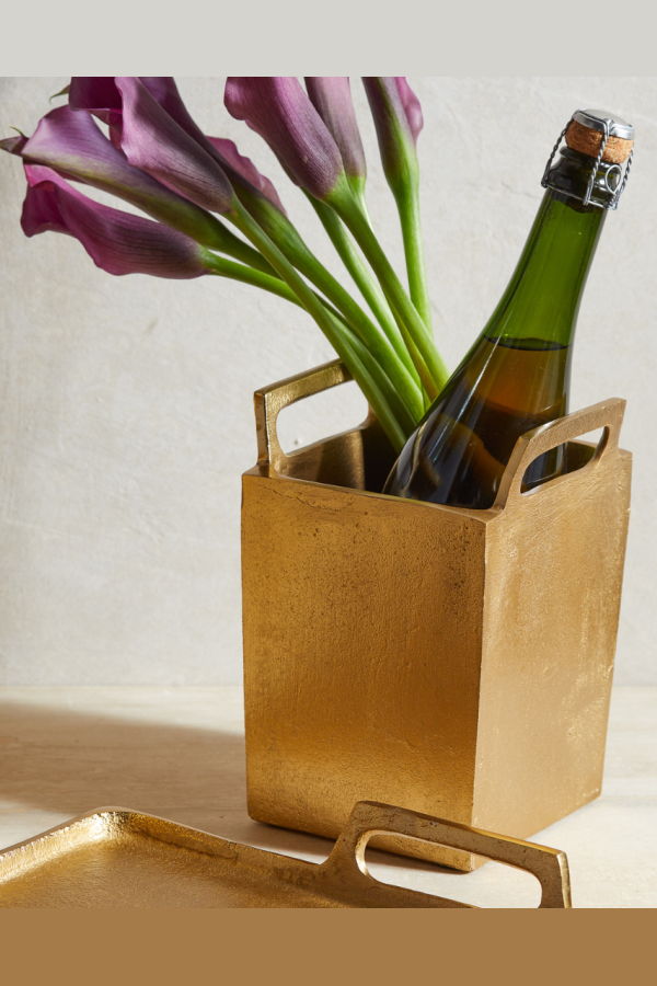 Be Home Seline Wine Chiller - Gold