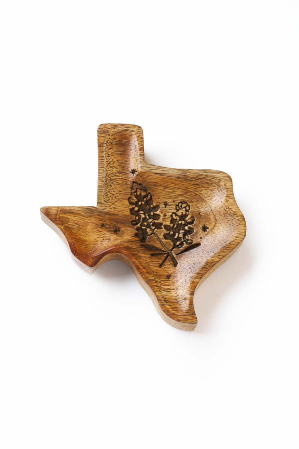 Matr Boomie Texas State Bluebonnet Trinket Dish