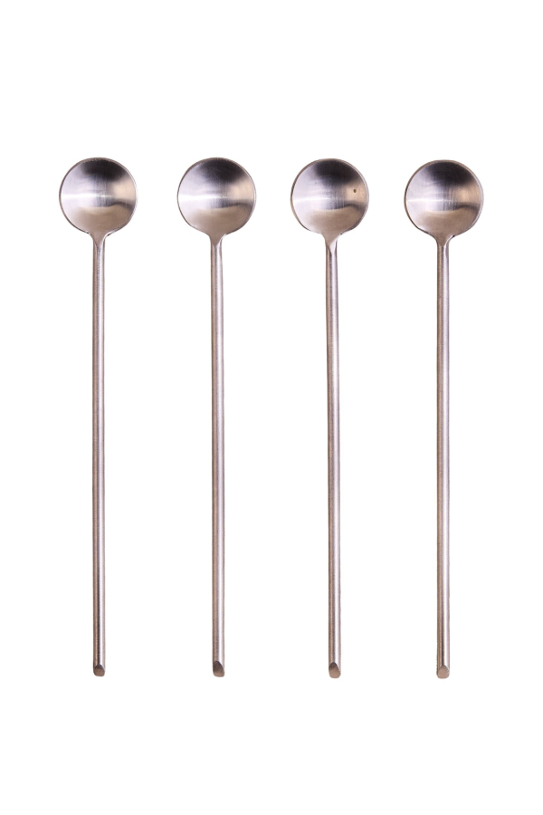 Be Home Thin Stainless Long Spoons Set of 4