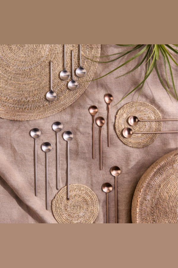 Be Home Thin Stainless Long Spoons Set of 4
