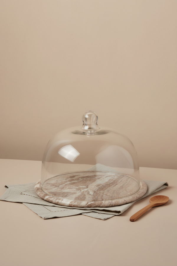 Be Home Waterfall Marble Glass Cloche
