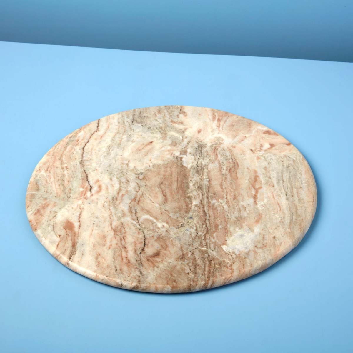 Be Home Waterfall Marble Oversized Round Board - Image 3 of 4