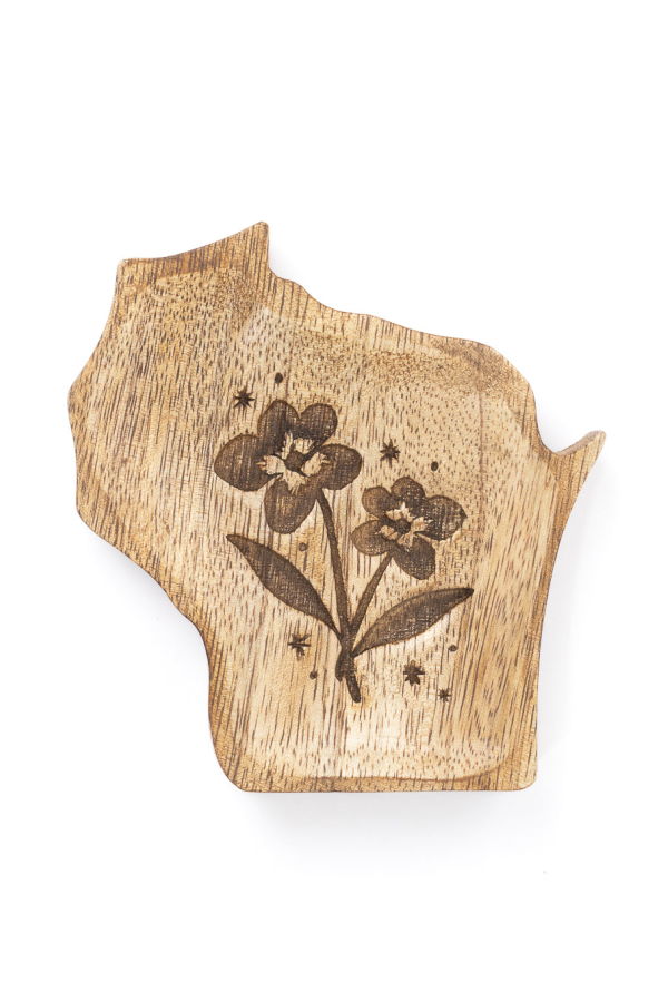 Matr Boomie Wisconsin State Violet Trinket Dish