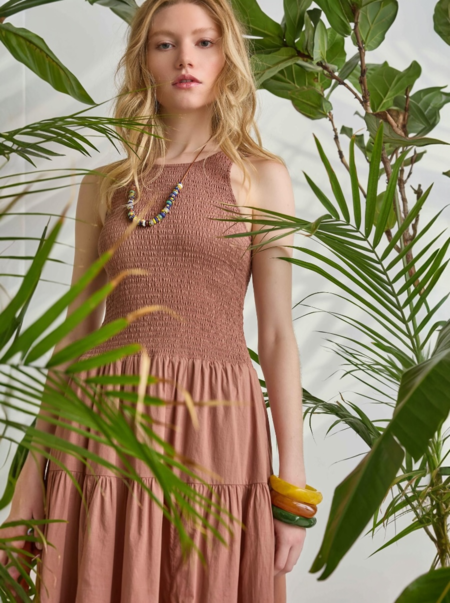 mesh embroidered maxi dress saemdi ELLIS MESH DRESS main image 0