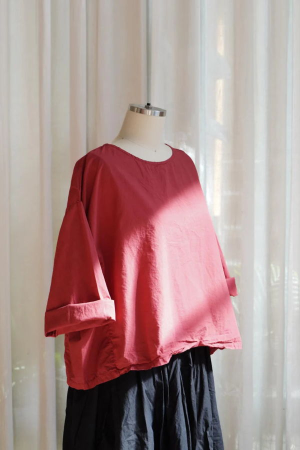 Metta Melbourne Silvie Round Neck Boxy Top
