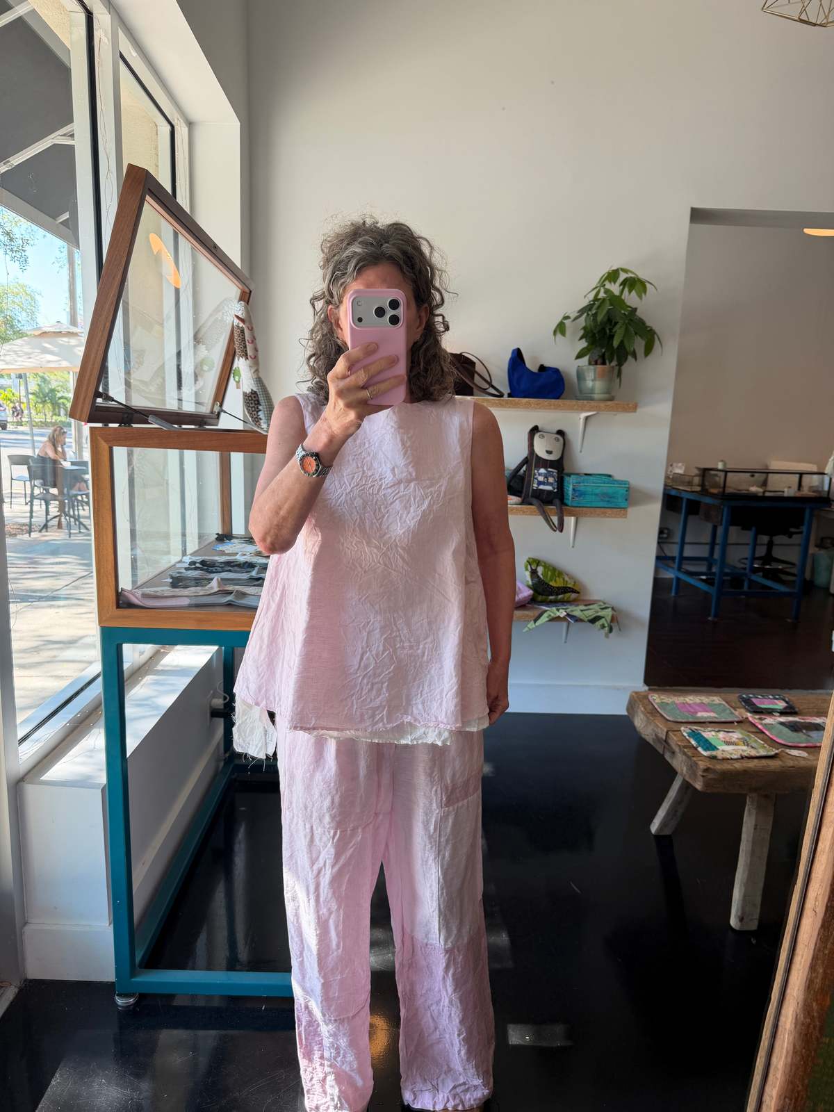 Risa Nakamura Patchwork Trousers Rindou - Pink - Image 4 of 7