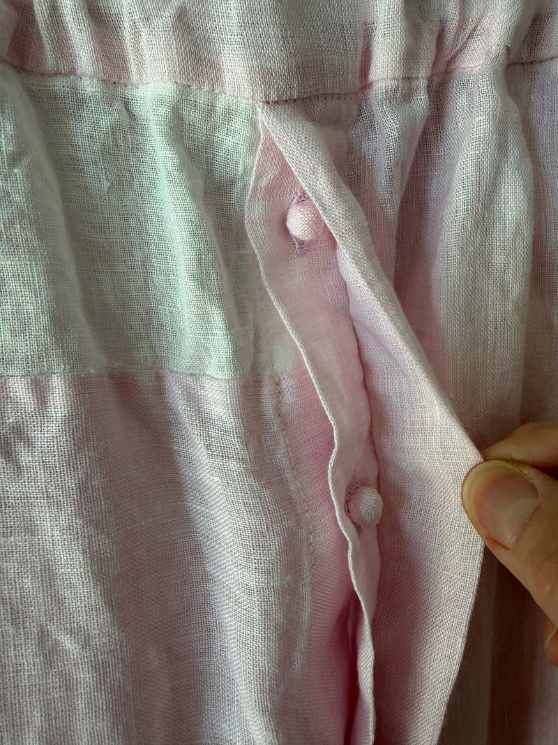 Risa Nakamura Patchwork Trousers Rindou - Pink