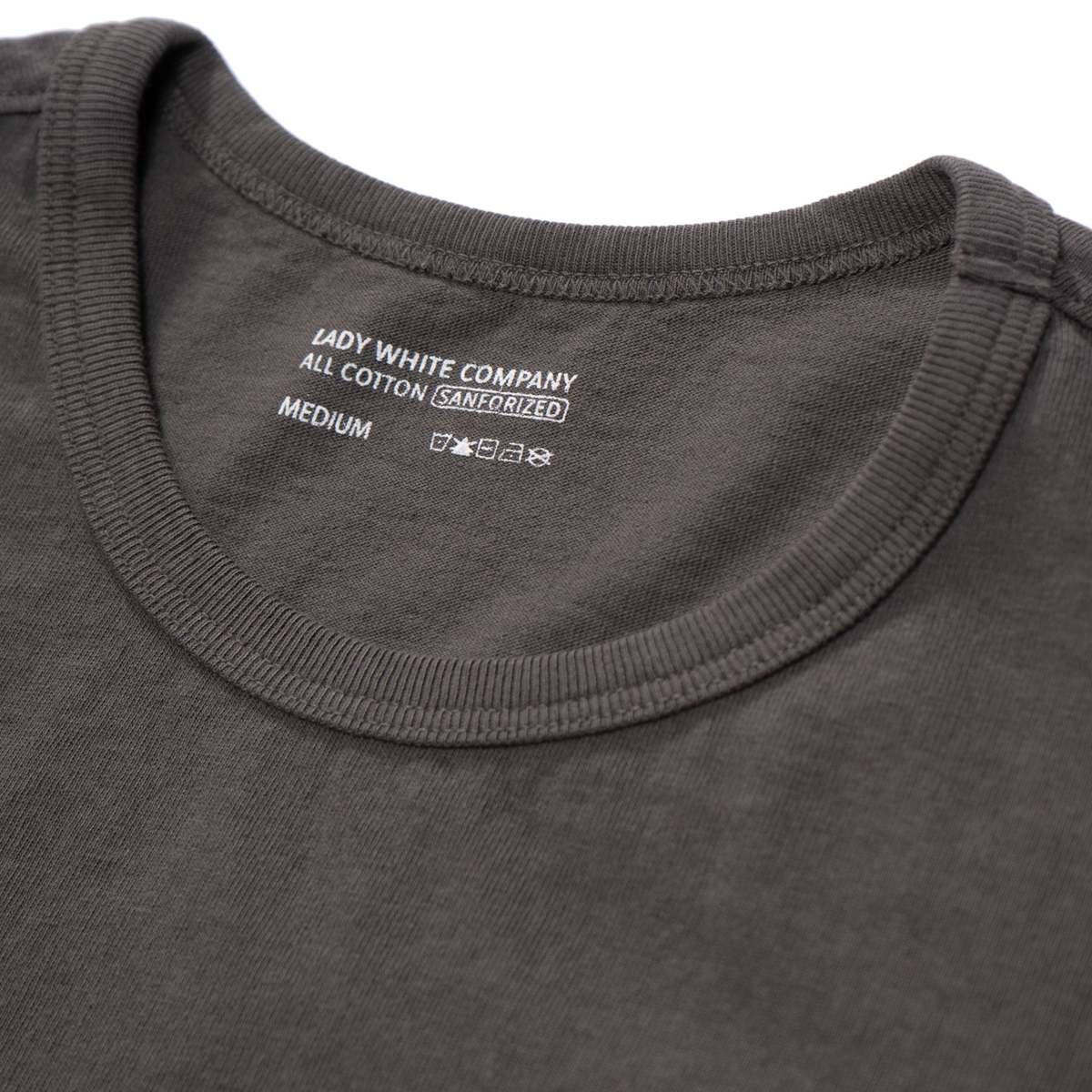 Lady White Co. - LW-101S-PWTR Our T-Shirt Single - Pewter - Image 2 of 3