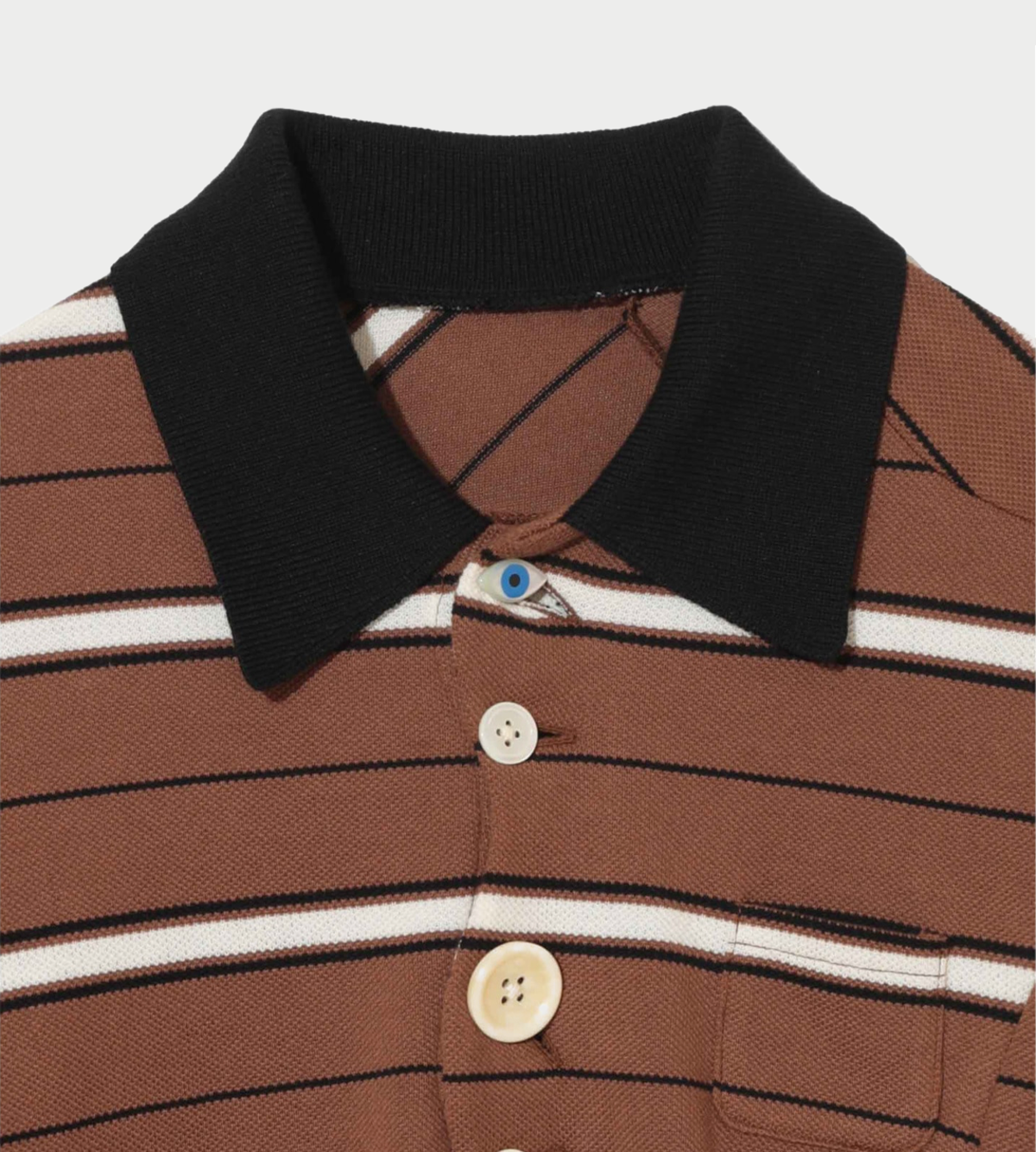 Undercover Cotton Pique Polo Shirt - Image 2 of 6