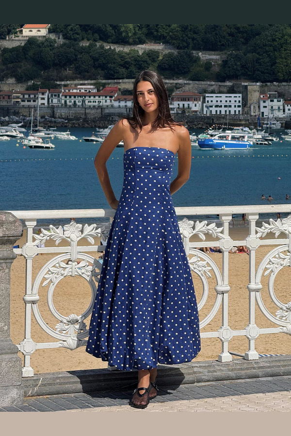 Kivari Lily Maxi Polka Dot Dress