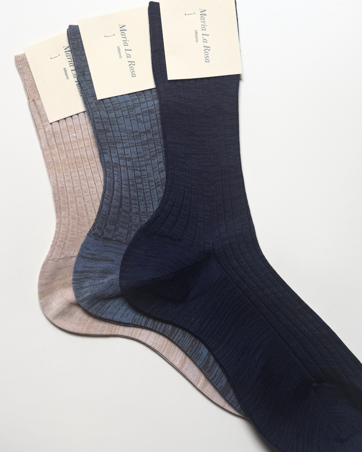 Maria La Rosa Marled Crew Sock - Image 2 of 2