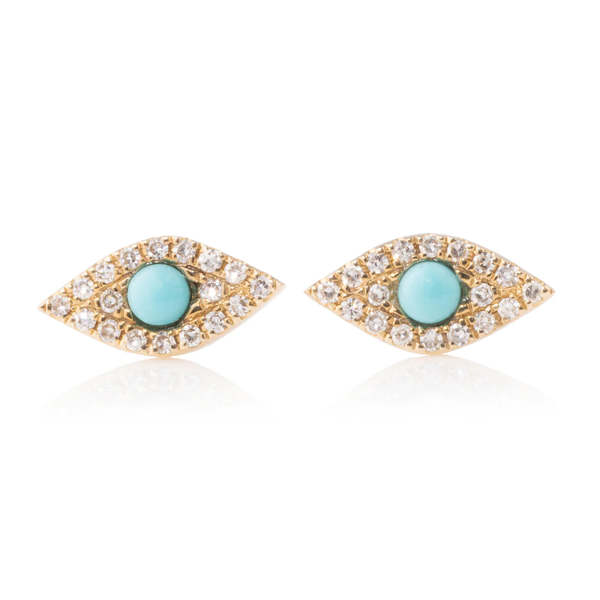 Zofia Day Turquoise Evil Eye Studs Zofia Day Turquoise Evil Eye Studs