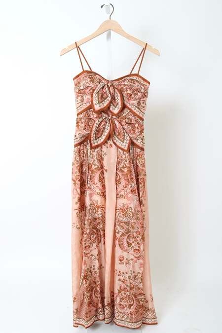 zimmermann pavilion v neck midi dress Zimmermann ILLUMINATE V NECK MIDI DRESS by Zimmermann