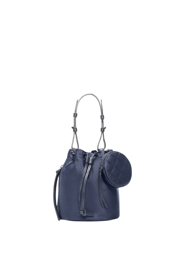 MZ Wallace Waverly Bucket Bag - Navy