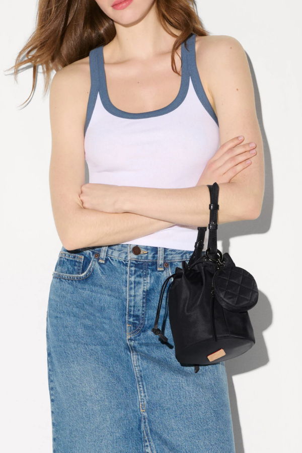 MZ Wallace Waverly Bucket Bag - Black