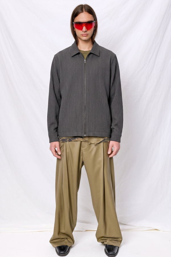 Assembly Long Sleeve Zip Camp Shirt