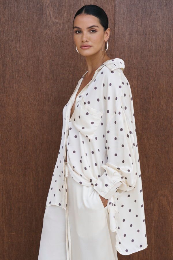 BAHHGOOSE Hue Button Up Top