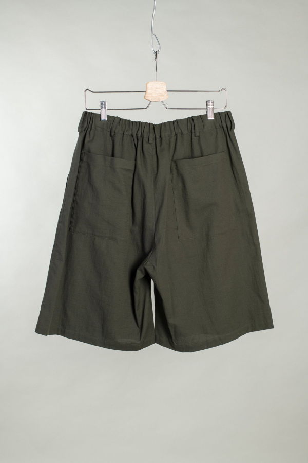 Yoko Sakamoto Utility Easy Shorts - Olive