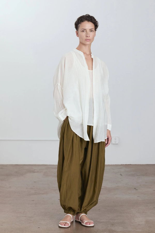 Black Crane Square Shirt