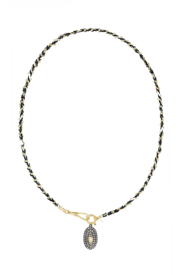 Marie Laure Chamorel Braided Necklace With Clasp