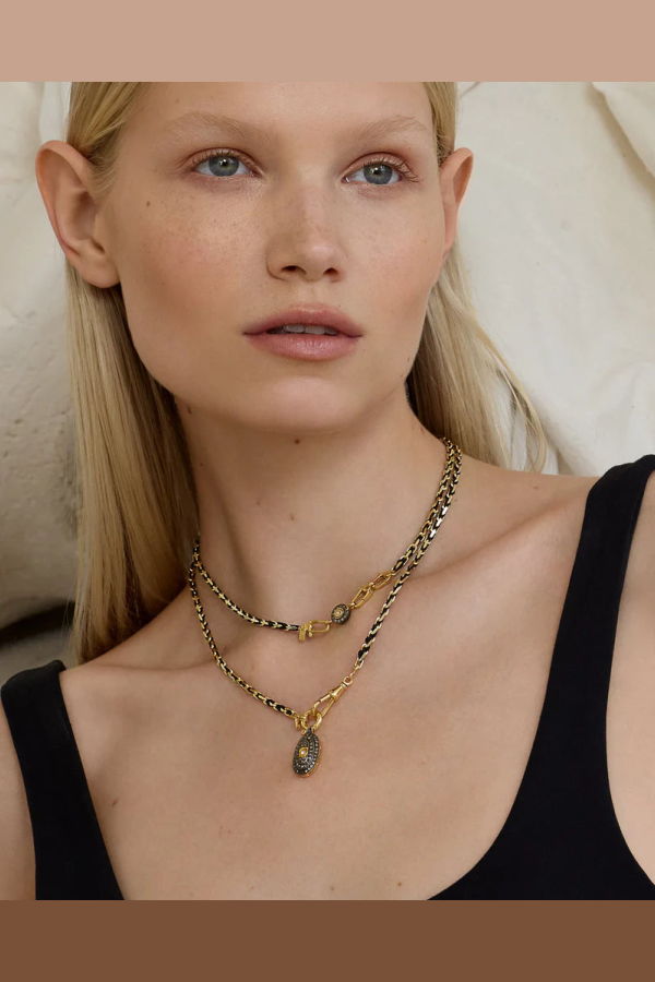 Marie Laure Chamorel Braided Necklace With Clasp