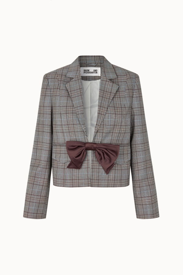 Baum und Pferdgarten Benni Blazer - Grey Mini Check