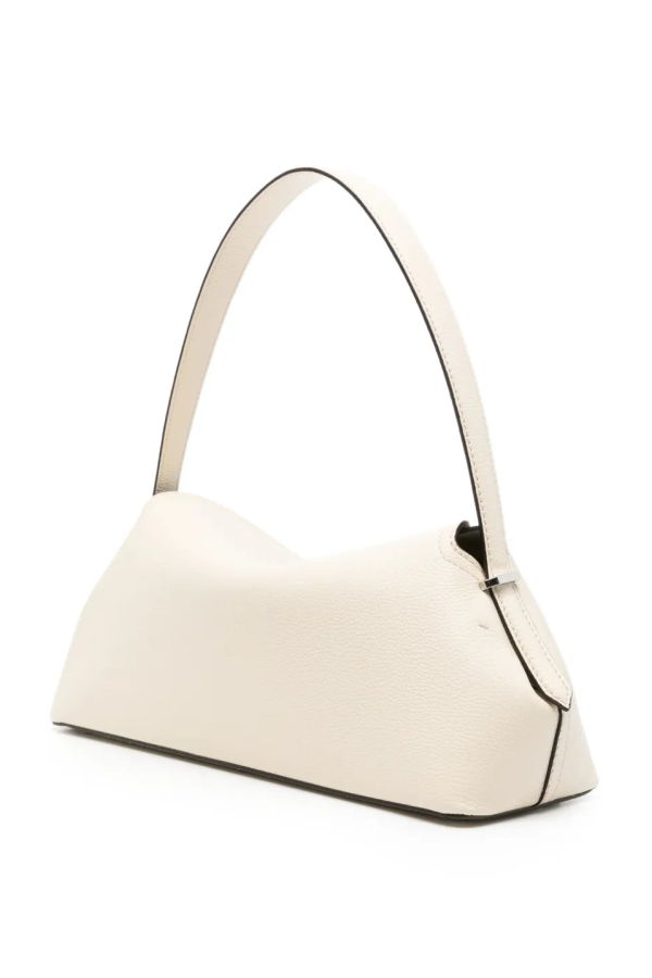 Totême T-Lock Grained Leather Shoulder Bag
