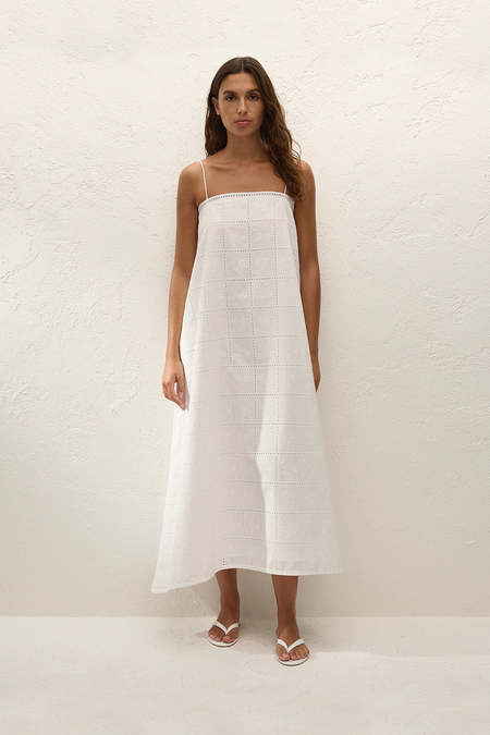 Faithfull The Brand Esenia Knit Dress - Apricot Brown Stripe | Garmentory Faithfull The Brand Esenia Knit Dress - Apricot Brown Stripe | Garmentory