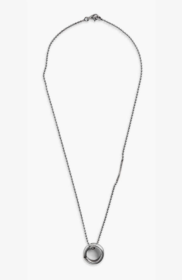 titleofwork Distressed Ring Chain 159 Necklace | Garmentory