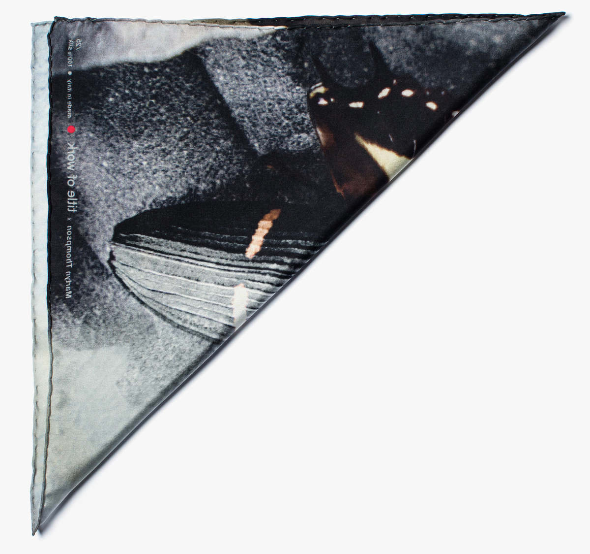 titleofwork Moth Mutation Pocket Square | Garmentory