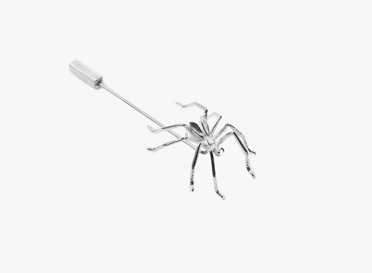 Small 032 titleofwork Spider/Fly Lapel Pin - Small 032 | Garmentory