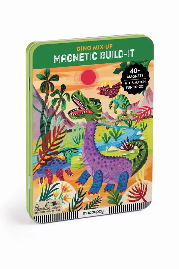 KIDS Chronicle Books Dino Mixup Magnetic Build It Set Toy
