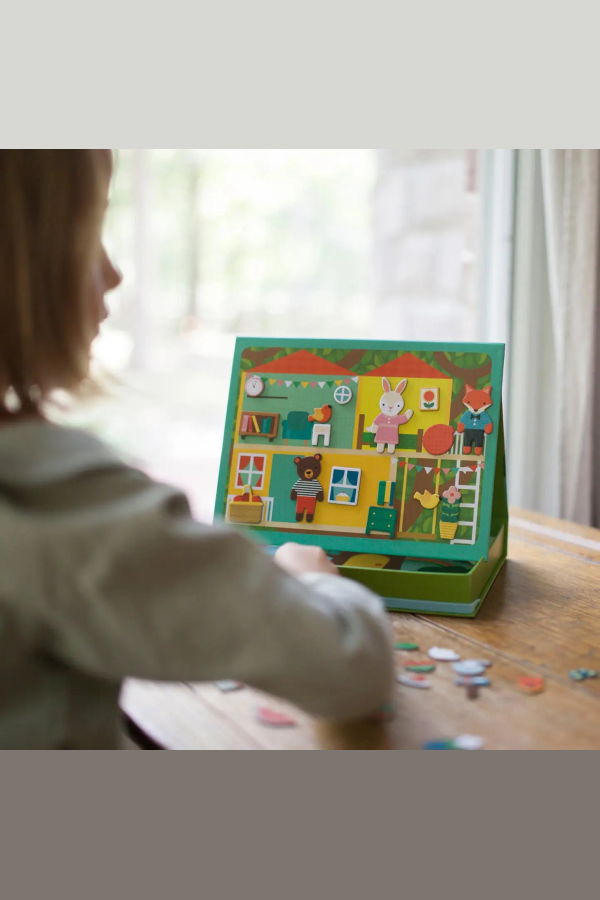 KIDS Chronicle Books Treehouse Party Magnetic Play Scene