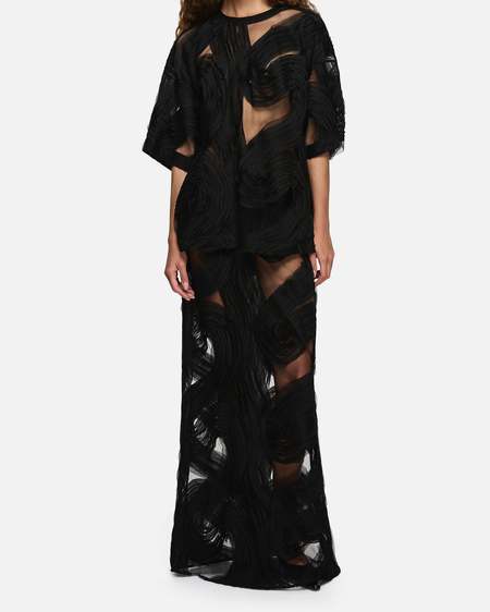 blanca shirt dress BLANCA maxi shirt dress in light cream